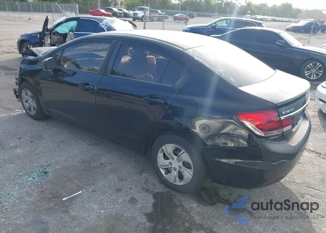 2014 Honda Civic Lx из США, поврежденный, VIN 19XFB2F54EE045296